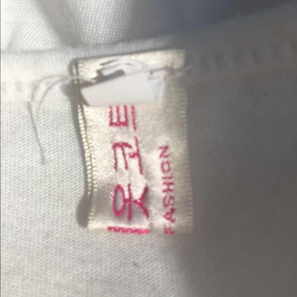 Henley style long sleeve white T shirt lounge wear - Picture 3 of 12